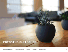 Tablet Screenshot of fotostudio-rascher.de